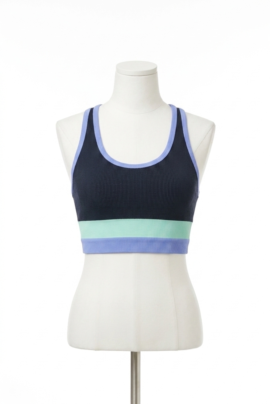 NEW BEACH RIOT marianne top in black sherbert